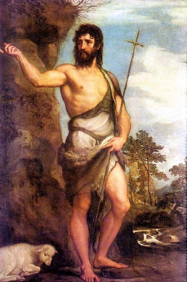 John the Baptist, Titian, 1540